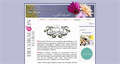 Desktop Screenshot of decoracionfloral.com